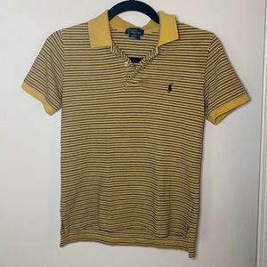 Polo stripe top.